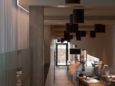 Architektur des Hotel des Horlogers, entworfen von BIG