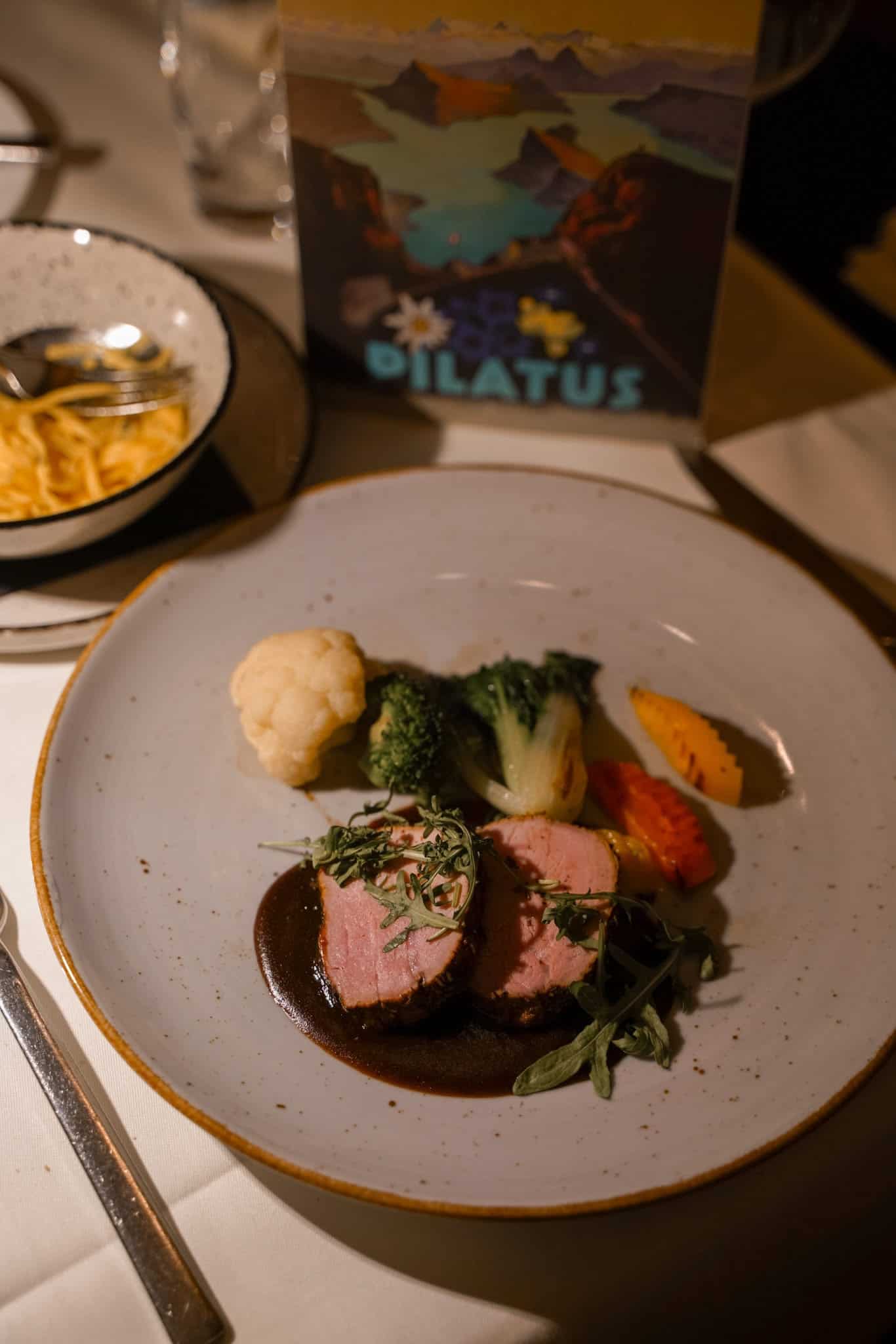 4-Gang-Menü im Hotel Pilatus-Kulm